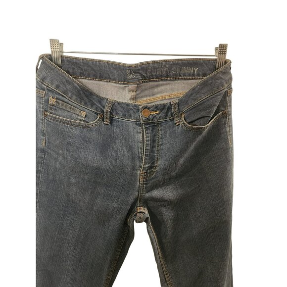 NY & Co Curvy Skinny Jeans Size 10 Medium Wash Denim - Picture 2 of 7